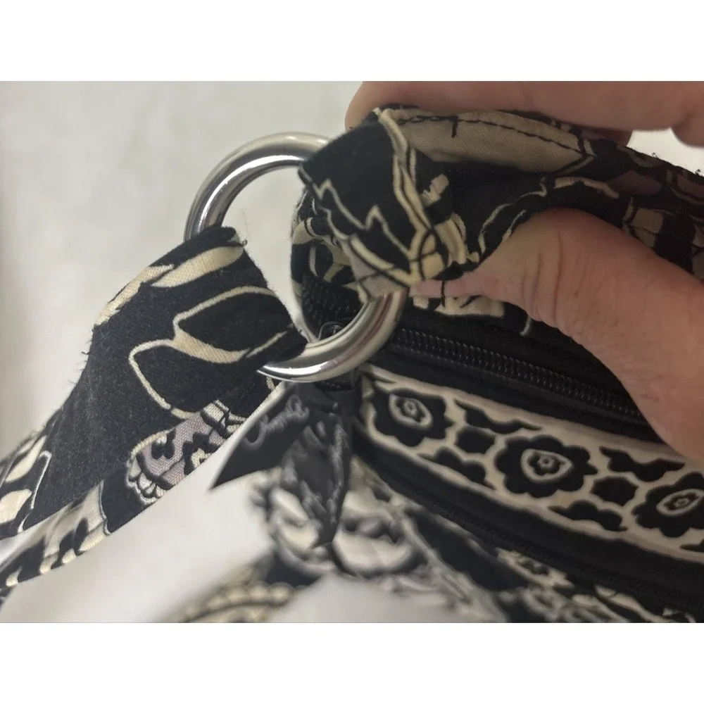 Vera Bradley Midnight Paisley Hipster Crossbody Shoulder Bag Purse Adjustable